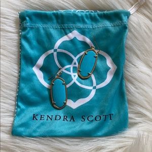 Small Kendra Scott turquoise earrings